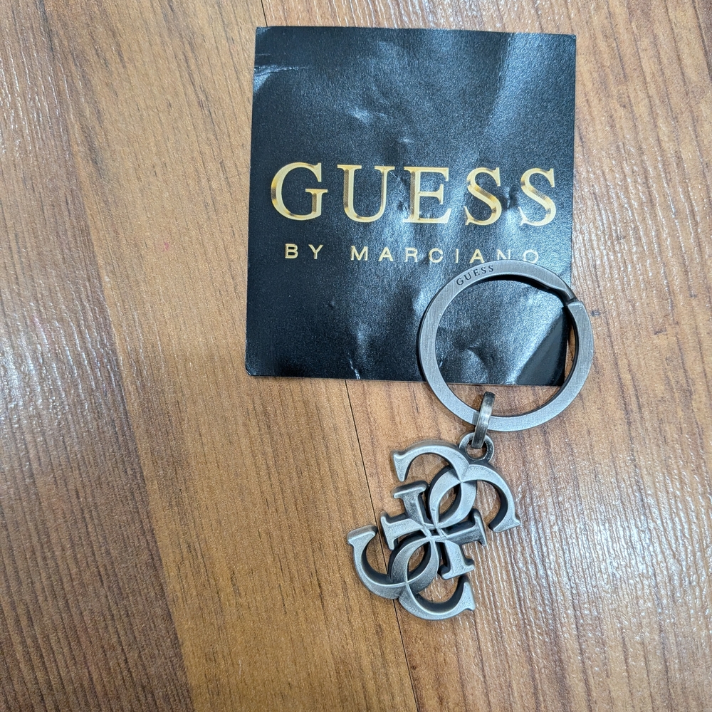 New Y2K Guess by Marciano Silver Keyring Holder